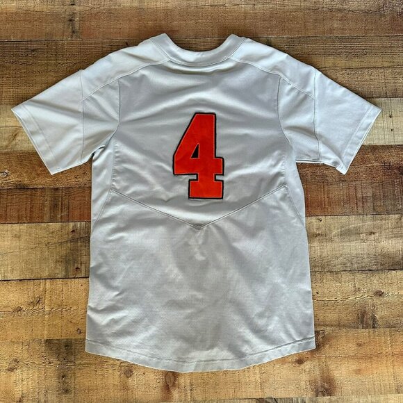 Nike Dri-fit women's size medium hornets softball jersey in gray number 4 - Picture 13 of 13